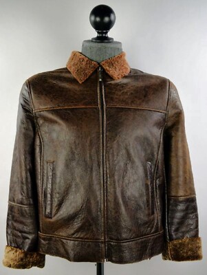 Kurze Lammfell Bomberjacke für Herren Artisan Furrier Pelle di Agnello Pelliccia