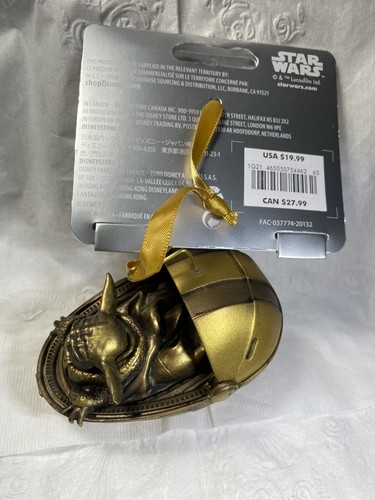 Disney Star Wars 2020 Sketchbook Ornament Mandalorian The Child Baby Yoda Bronze - Picture 6 of 7