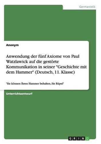 Thumbnail - Anonymous Anwendung Der Fnf Axiome Von Paul Watzlawick Auf Die Ge