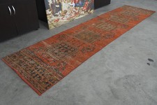 3x11 runner handmade vintage turkish rug runner anatolian oriental carpet 52