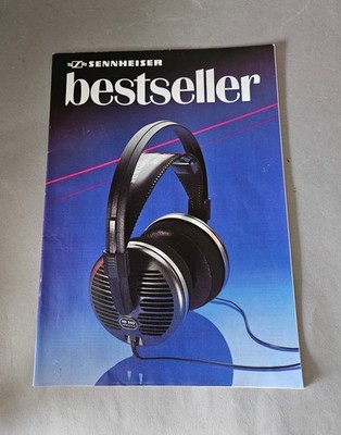 SENNHEISER Katalog Prospekt 80er Jahre 80s catalog brochure Kopfhörer Mikrofon