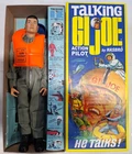Hasbro 1/6 Scale Repro Talking GI Joe Action Pilot 12" Figure and Box LF-34