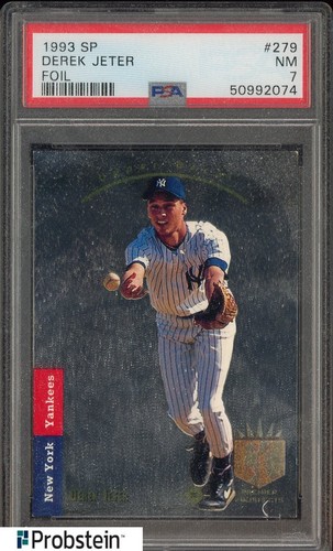 1993 SP Foil #279 Derek Jeter New York Yankees RC Rookie HOF PSA 7 NM