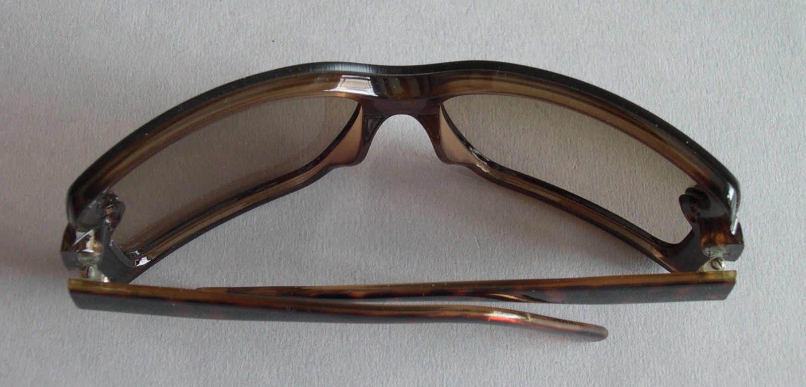 Vtg CHANEL 5065 Tortoise  Rectangle Wrap Sunglasses ~  c.714/13 small 120 thumbnail 6