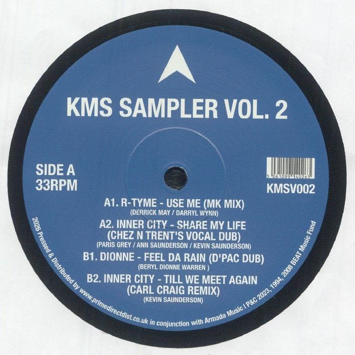 R TYME/INNER CITY/DIONNE - KMS Sampler Vol 2 - Vinyl (12"")
