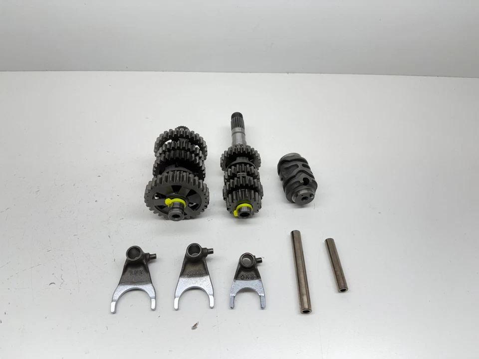 Honda CRF250R 2007 transmisión de motor transmisión engranajes cambio horquillas de tambor OEM Foto 4 de 4