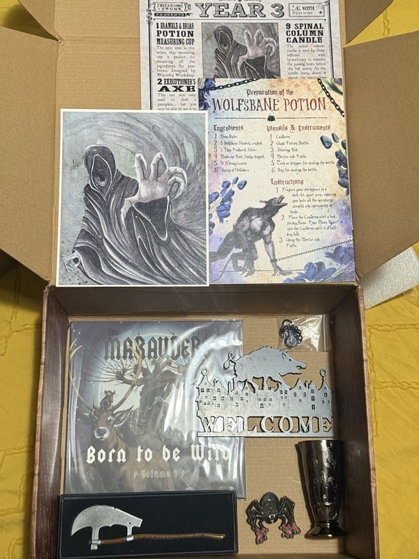 The Wizarding Trunk - Year 3 Harry Potter lot