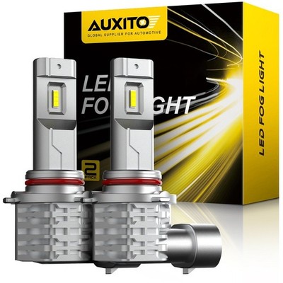 Fanless Cool White 9005 LED Fog Light Bulb Super Bright 30000LM Pair CANBUS New