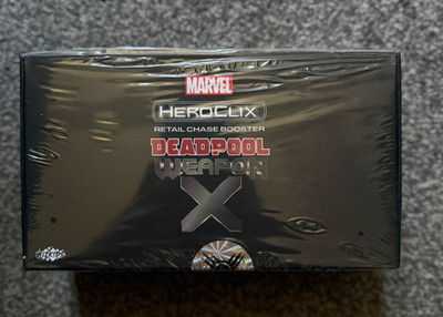 MARVEL HEROCLIX DEADPOOL WAFFE X RETAIL CHASE BOOSTER OVP KIT! VERSIEGELT!