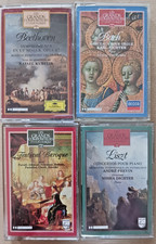 Lot de 4 Cassettes audio K7 : LES GRANDS COMPOSITEURS ET LEUR MUSIQUE ..