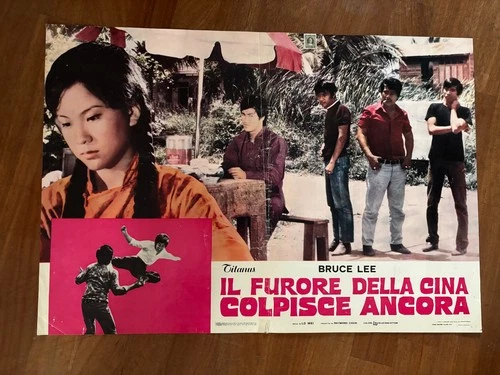 B25 Fotobusta Poster,Il furore della Cina colpisce ancora The big boss BRUCE LEE