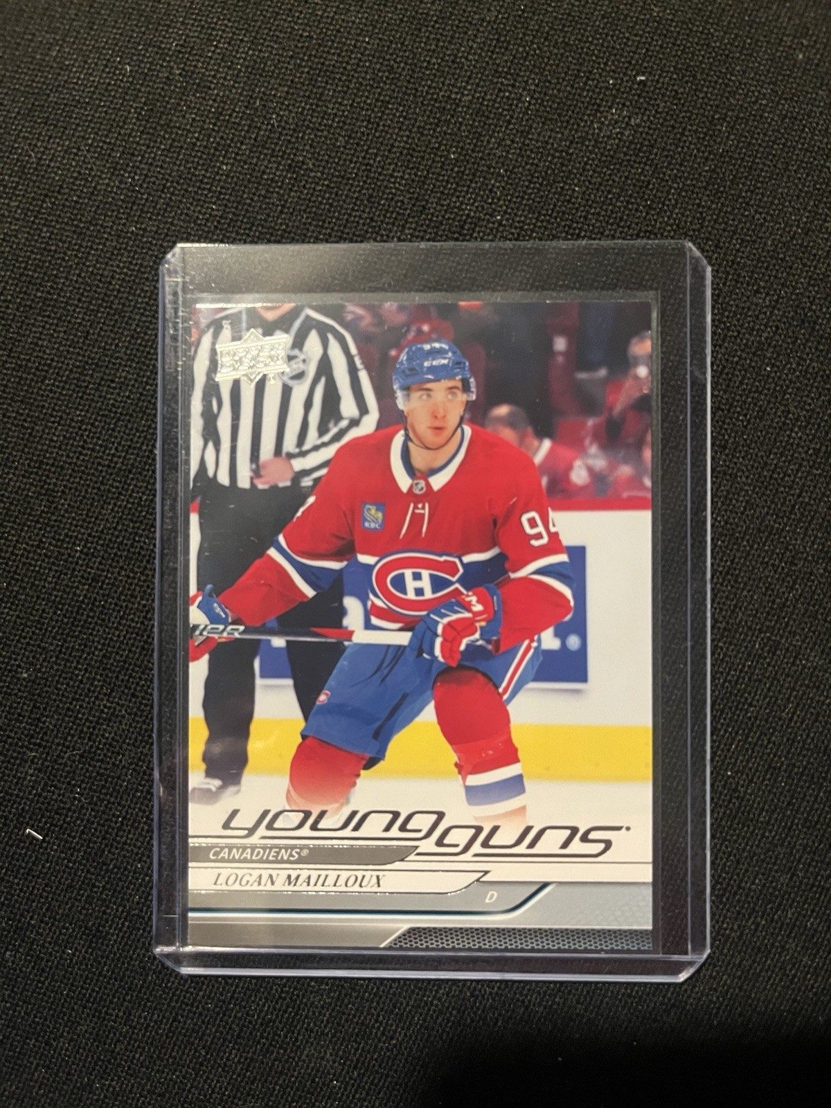 2024-25 Upper Deck Series 1 - Logan Mailloux #239 Young Guns (RC)
