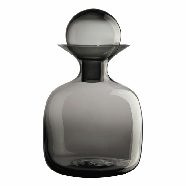 Asa Selection Glas Karaffe Groß, Wasserkaraffe, Glas, Grau GläNzend, 1.5 L-image