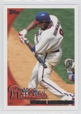 2010 Topps Ryan Howard #590 0m6