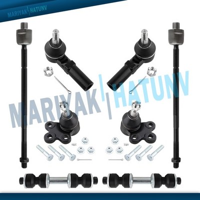 8X Front Inner Outer Tie Rods Ball Joints For LeSabre Deville Aurora Bonneville