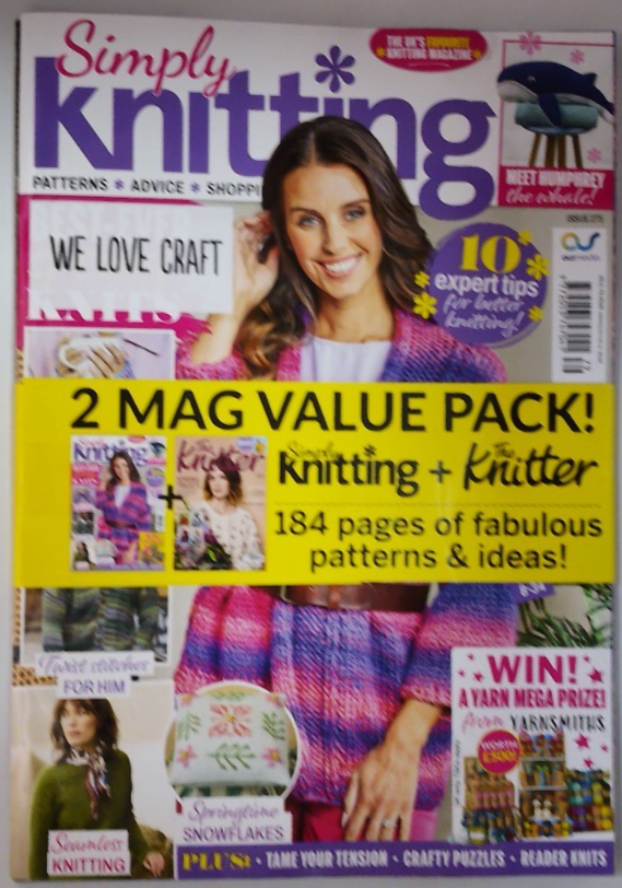 We Love Craft magazine #79 2026 Simply Knitting #275 & The Knitter #226