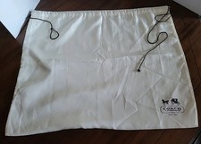 Coach Leatherware Large Dust Cover Bag 19.5 x 23" Purse Storage Drawstring