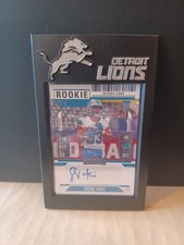 Lions Card Frame and Contenders - Rookie Ticket Sione Vaki Auto