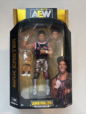  AEW Unrivaled Series 14 Max Caster #129 Wrestling Action Figure NEW