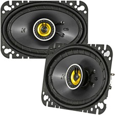 Kicker CSC46 4x6” CS Series 2 Way Coaxial 4-ohm Speakers Open Box, Great