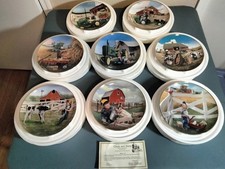 Danbury Mint Set of 8 Don Zolan Little Farmha...