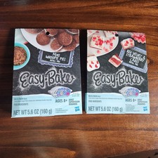 2 Easy Bake Oven mixes. Red Velvet Strawberry Cakes. Mini Whooping Pies. New