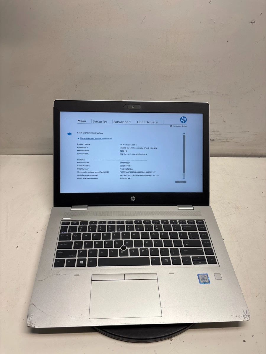 HP ProBook Intel Core i5 8th Gen. 4 GB RAM PC Laptops & Netbooks