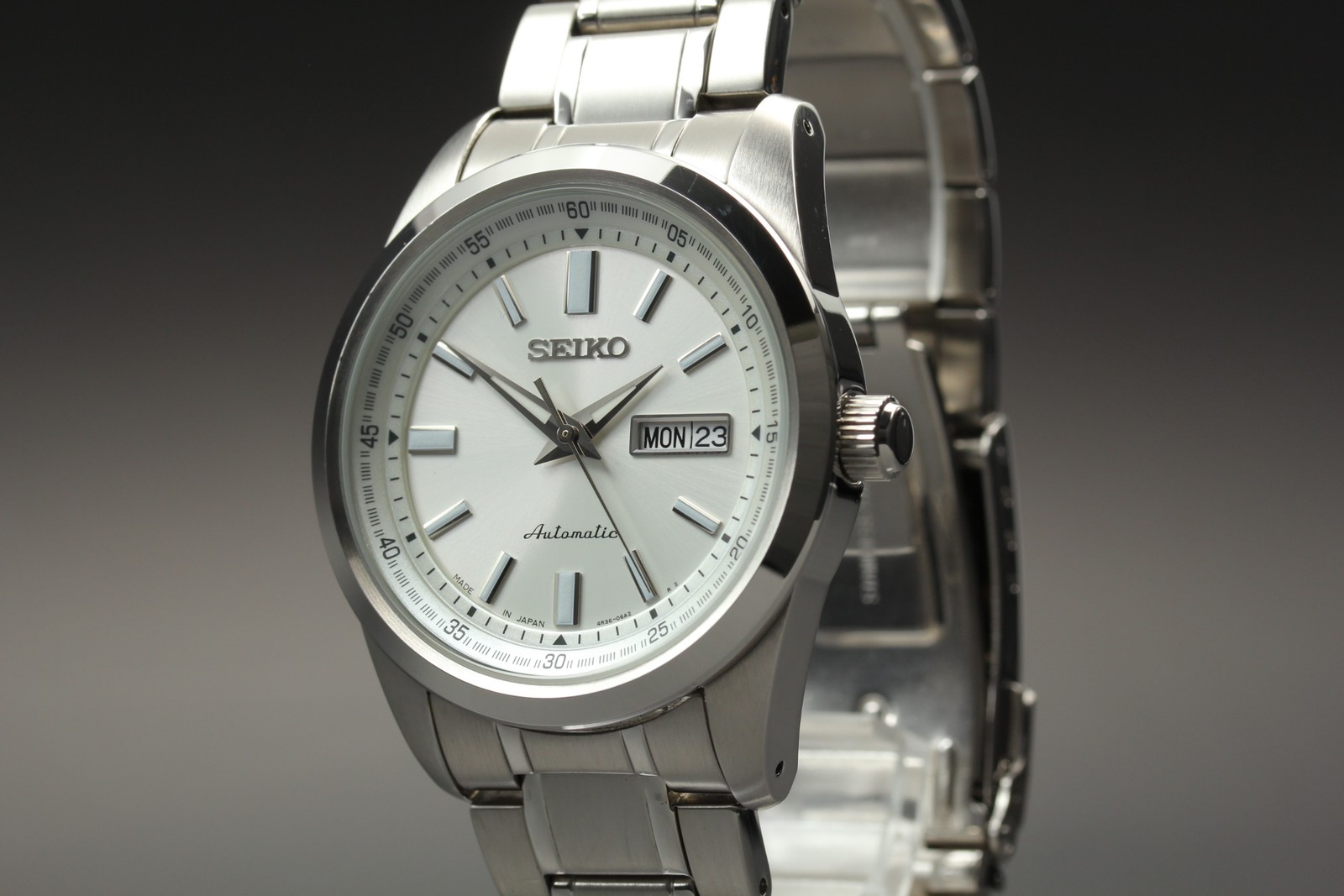 [Near MINT /Kanji ] SEIKO SARV001 4R36-05Z0 Automatic White Dial Men's Watch