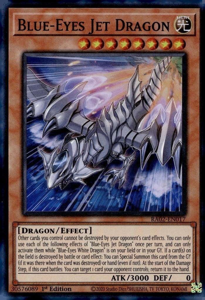 Yugioh! - Blue-Eyes Jet Dragon - RA02-EN017 - SUPER  Rare - 25'TH ANN.  - NM/M