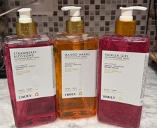 3 Set VANILLA GIRL/MANGO MARG/ STRAWBERRY Wash Truly Beauty - 16 fl oz RARE NEW