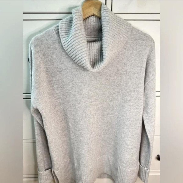 Women Rachel Zoe Sweater Grey Cashmere M