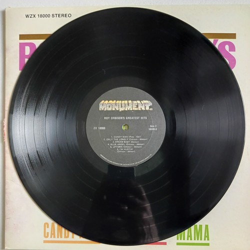 Roy Orbison, Roy Orbison's Greatest Hits Vinyl LP Record Album Only The Lonely - Picture 6 of 6