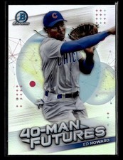 2021 Bowman Chrome #FMF-29 Ed Howard 40-Man Futures Card Chicago Cubs