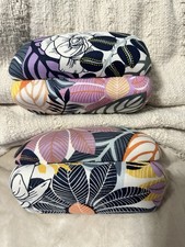Vera Bradley Palm Floral Hard Clamshell Eyeglass/Sunglass Case Lot of 2