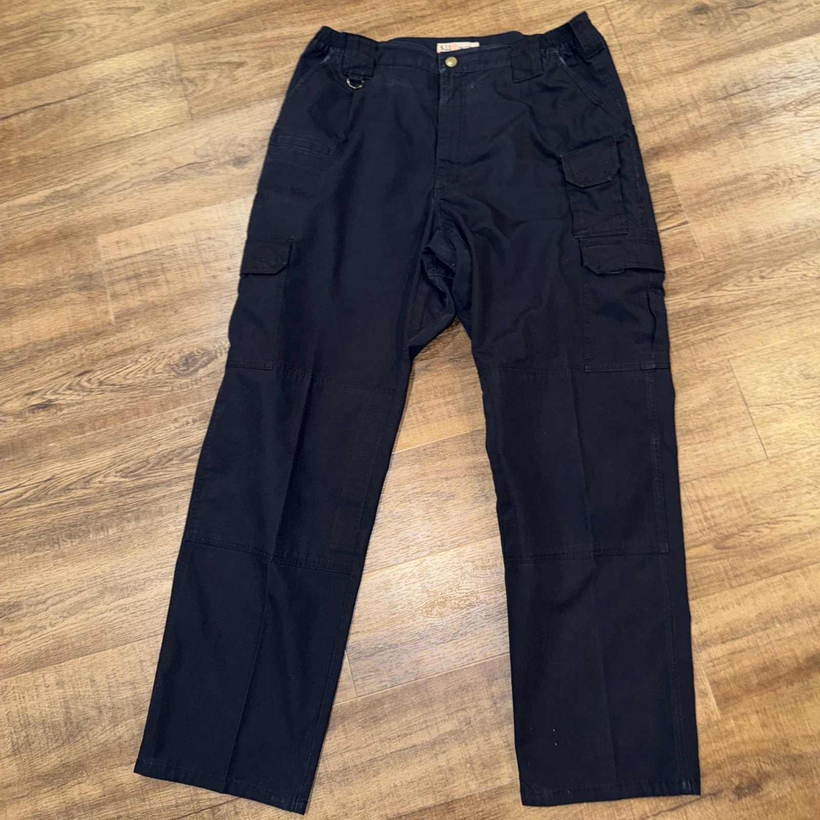 5.11 511 Tactical Pants Men 36x32 Navy Blue Cargo Stretch Camp Hike Fish