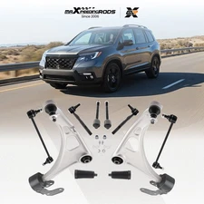 10x Front Lower Control Arms Sway Bar Tie Rods Kit for 2014-2020 Acura MDX Pilot
