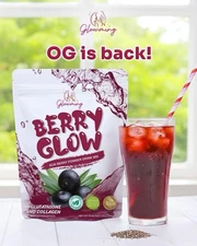 Premium Berry Glow Acai Berry Juice , 10 Sachet By Cris Cosmetics
