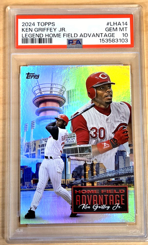 KEN GRIFFEY JR. 2024 Topps {LEGEND HOME FIELD ADVANTAGE}; *PSA 10 GEM* new slab