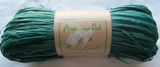 American Oak Perserving Company Raffia Ribbon Green 1 oz.