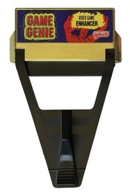 Galoob Game Genie Nintendo NES Game Cartridge Adapter + Code Book *MISSING PAGE*