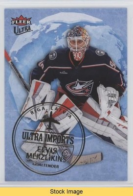2023-24 Upper Deck Fleer Ultra Imports Elvis Merzlikins #UI-11 READ vs3