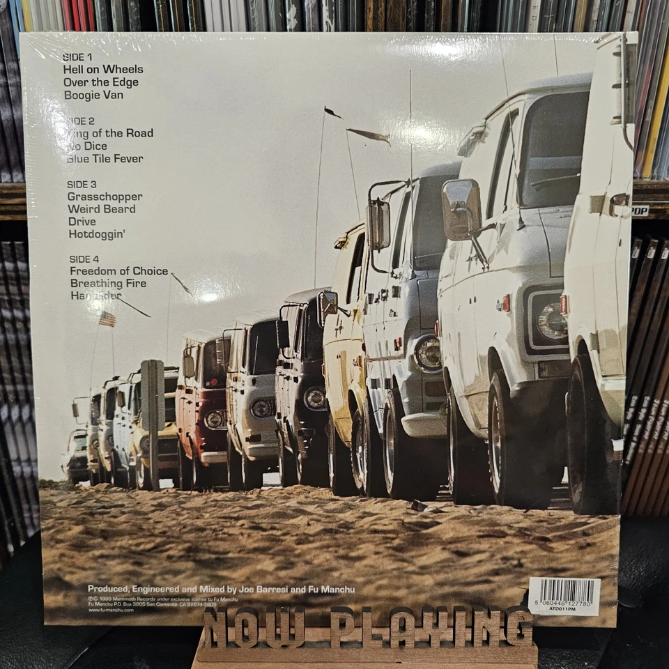 KING OF THE ROAD Fu Manchu LIMITED to 250! 2 LP Tri-Colored Vinyl LP NEW/SEALED - Image 3 of 3