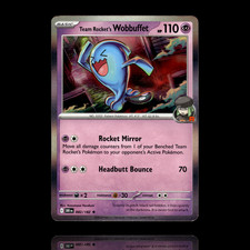 Team Rocket's Wobbuffet #82 Prices | Pokemon Destined Rivals | Pokemon Cards Team Rocket's Wobbuffet #82 Prices | Pokemon Destined Rivals | Pokemon Cards