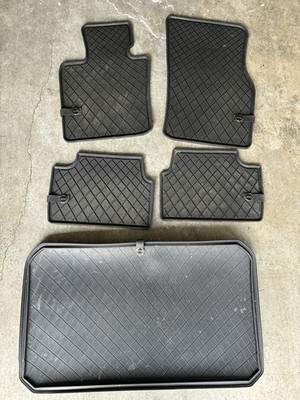 Mini Cooper F56 Rubber All Weather Floor Mats 2014-2024 Front & Rear & Cargo OEM