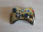 Mando Inalámbrico Microsoft Xbox 360 Original Pad LIMITADO D-PAD CROMO DORADO