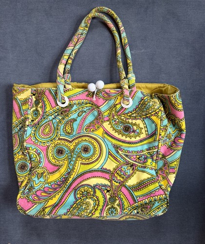 Paisley Gap Weekender Tote Bag Travel 2005