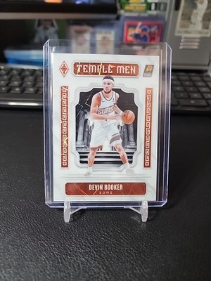 2023-24 Panini Phoenix #17 Devin Booker Temple Men Phoenix White Lazer #/150