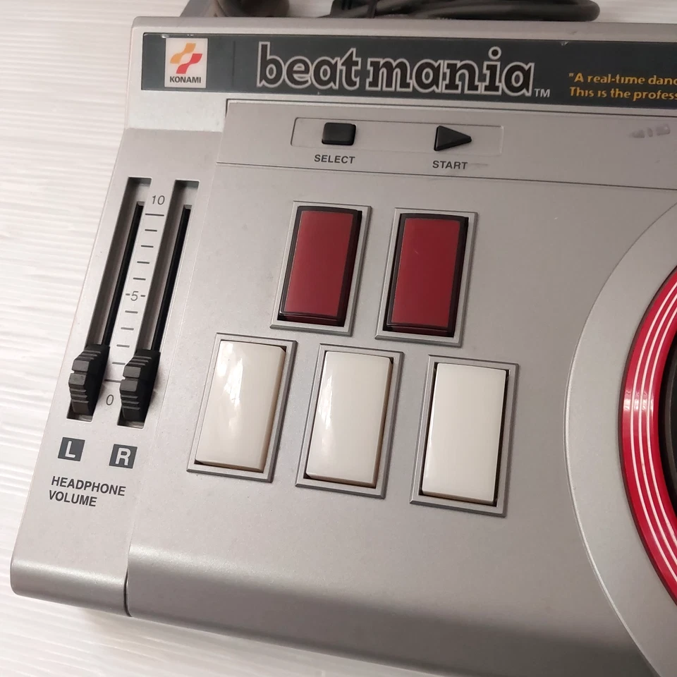 KONAMI DJ Station PRO beatmania Controller with 3 Japanese games Japan Tested - Image 2 of 4