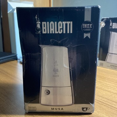 Bialetti Musa 4cup/5.07oz  Stainless