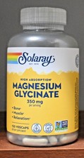 Solaray Magnesium Glycinate 350 mg 120 Capsul...